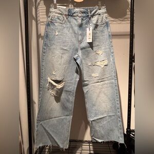 Dynamite Heidi Distressed Light Blue Jeans